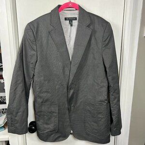 Inc International Concepts men’s gray pinstripe blazer.  Size M